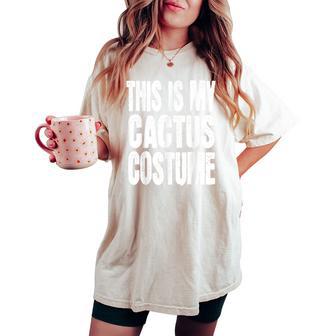 Costume De Cactus Pour Le Carnaval Costume De Cactus Pour Le T-shirt oversize confortable pour femme - Cadeauxyz