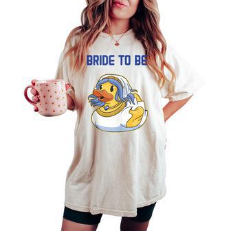 Fiesta De Pato De Goma De Team Bride Despedida Deoltera Para In Mangas Camiseta extragrande cómoda para mujer - Regaloses