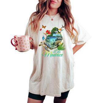 Île Maurice Océan Indien Paradis Tropical Homme Enfant Haut De Gamme T-shirt oversize confortable pour femme - Cadeauxyz