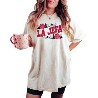 La Jefa Divertido Español El Jefa Latina Mamáeñora Jefa In Mangas Camiseta extragrande cómoda para mujer - Regaloses