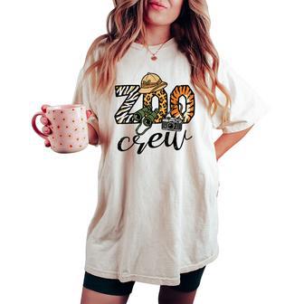 Safari Zoo Crew Zookeeper Squad Matching Kids Women's Oversized Comfort T-shirt - Thegiftio UK