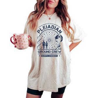 Semetellari Pleiadiano Missione Personale Di Terra T-shirt comoda oversize da donna - Novitaregali