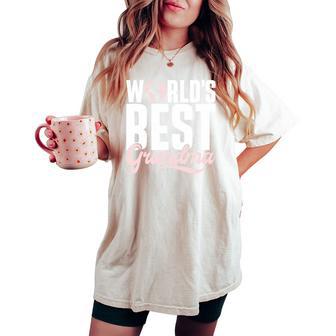 メンズ 世界一のおばあちゃん ドライ レディースオーバーサイズコンフォートTシャツ - Kawaiitshirt