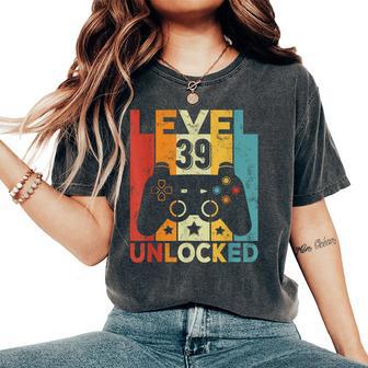 39E Anniversaire Homme 39 Ans Contrôleur De Jeu Gamer T-shirt oversize confortable pour femme - Cadeauxyz