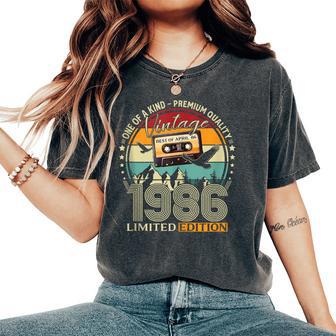 40 Cumpleaños Hombre Regalo Abril 1986 In Mangas Camiseta extragrande cómoda para mujer - Regaloses