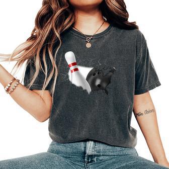 Bowling In Me Balle De Bowling En Forme De Cœur T-shirt oversize confortable pour femme - Cadeauxyz