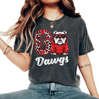 Bulldog Go Dawgs Kids Boys Youth Girls N Women's Oversized Comfort T-Shirt | Seseable UK