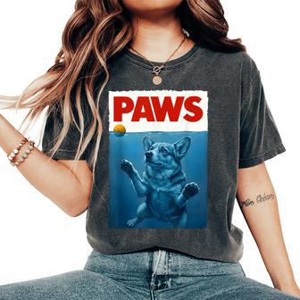 Carino Corgi Cane Corgi Mamma Divertente Corgi T-shirt comoda oversize da donna - Novitaregali