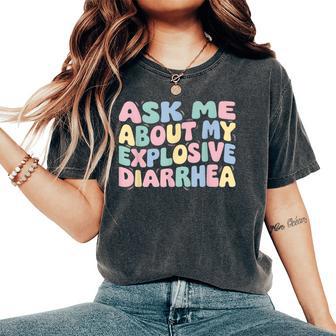 Divertente Inappropriato Imbarazzante Gag Meme Adulto Umorismo Donne T-shirt comoda oversize da donna - Novitaregali