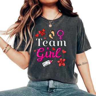 Donna Babyhower Gender Reveal Team Girl Con Collo A T-shirt comoda oversize da donna - Novitaregali