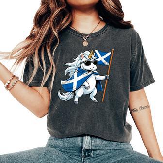 Drapeau Écossais Licorne Pour Hommes S Enfants T-shirt oversize confortable pour femme - Cadeauxyz