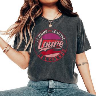 Laure La Le Mythe La Légende T-shirt oversize confortable pour femme - Cadeauxyz
