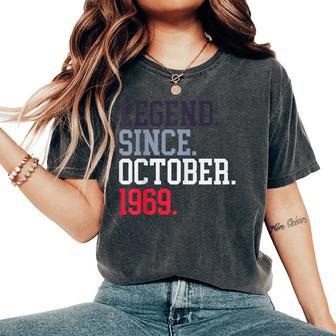 Leyenda Desde Octubre De 1969 Para Hombres Es Octubre De 1969 Camiseta extragrande cómoda para mujer - Regaloses