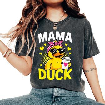 Mama Duck Cute Mom Women's Oversized Comfort T-Shirt | Seseable UK