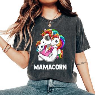 Maman Licorne Deux Enfants Maman Cool T-shirt oversize confortable pour femme - Cadeauxyz