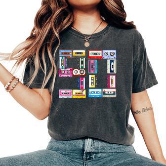 Mixtape Cassette Audiointage Années 90 Homme T-shirt oversize confortable pour femme - Cadeauxyz