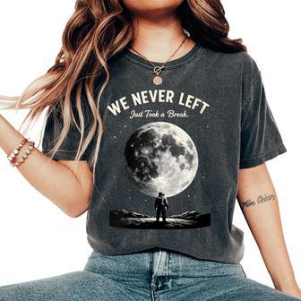 Moon Break Citation Astronaute Retropace T-shirt oversize confortable pour femme - Cadeauxyz
