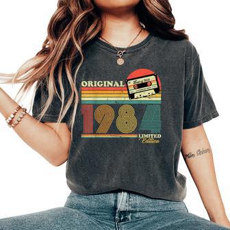 Original 1984 Birthday Legend Decorations 1984Intage Cumpleaños Retro Edición Limitada Hombres Regalo Intage Jersey Manga Corta Pequeño Negro -Adultos Camiseta extragrande cómoda para mujer - Regaloses