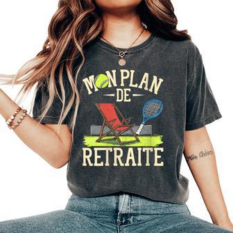 Plan De Retraite Tennis T-shirt oversize confortable pour femme - Cadeauxyz