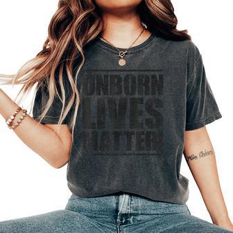 Pro Life T Donne Uomini Non Natiite Materia Anti Aborto T-shirt comoda oversize da donna - Novitaregali