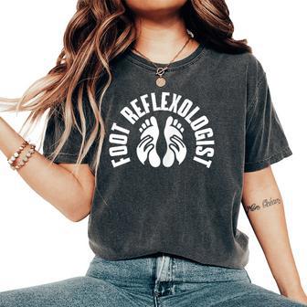 Reflexologist Completo Tascabile Per Riflessologia Plantare T-shirt comoda oversize da donna - Novitaregali