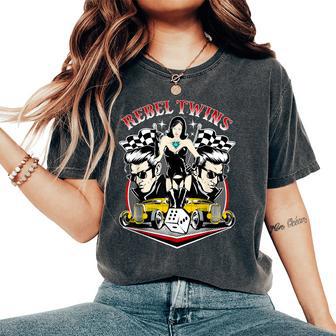 Rockabilly Rock And Roll Ropaintage Hombre Rockera Camiseta extragrande cómoda para mujer - Regaloses