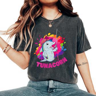 Thon Licorne Pêche Drôle T-shirt oversize confortable pour femme - Cadeauxyz