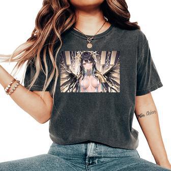 Waifu Angel Girl Otaku Manga Esthétique Japonaise T-shirt oversize confortable pour femme - Cadeauxyz