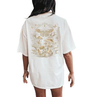 Butterfly Grunge Fairycore Therian Cute Moth Aesthetic Y2k Women's Oversized Comfort T-Shirt Back Print - Thegiftio UK