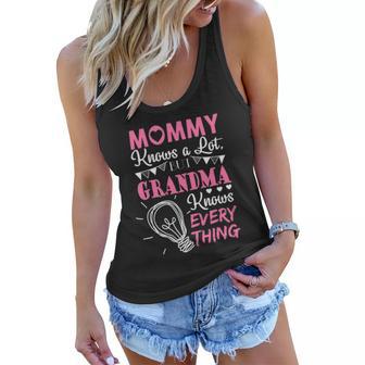 Grandma Knows Everything Christmas Ideas For Mom Women Flowy Tank | Seseable UK