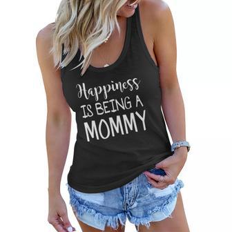 Happiness Is Being A Mommy Christmas Ideas For Mom Women Flowy Tank | Seseable UK