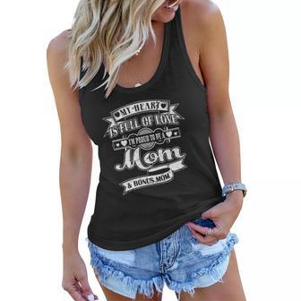 My Heart Is Full Of Love Proud Mom Christmas Ideas For Mom Women Flowy Tank | Seseable UK
