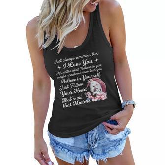 Just Always Remember This I Love You Unicorn Christmas Ideas For Mom Women Flowy Tank | Seseable UK