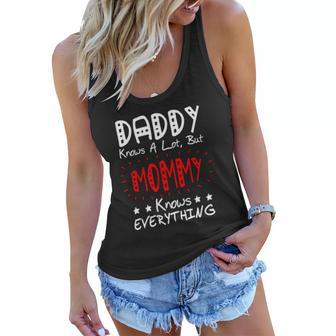 Mommy Knows Everything Christmas Ideas For Mom Women Flowy Tank | Seseable UK