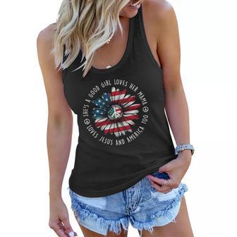 She Is A Good Girl Loves Her Mama Christmas Ideas For Mom Women Flowy Tank | Seseable UK