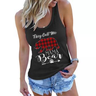 They Call Me Mama Bear Christmas Ideas For Mom Women Flowy Tank | Seseable UK