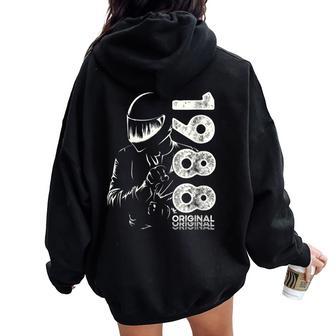 36E Anniversaire Homme Moto Motard Biker 1988 Sweat à capuche oversize pour femme avec imprimé dans le dos - Cadeauxyz