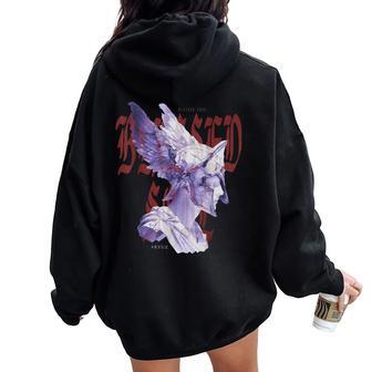 Aesthetic Clothes Retro Vintage Streetwear Fashion Men Women Oversized Hoodie Back Print - Thegiftio UK