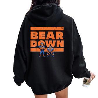 Bear Kids Girls Boys Youth N Women Oversized Hoodie Back Print - Thegiftio UK