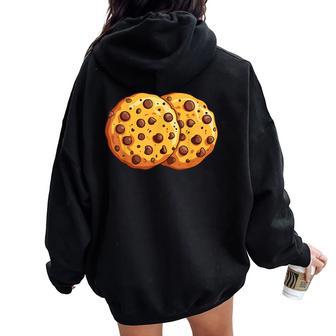 Camisa De Galletas Para Hombre Niño Disfraz De Galleta Con Chispas De Chocolate Women Oversized Hoodie Back Print - Regaloses