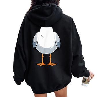 Camisa De Gaviota Para Adultos Niños Hombres Es Disfraz De Gaviota Women Oversized Hoodie Back Print - Regaloses