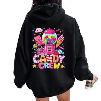 Candy Crew Sweet Treats Costume Girl Kid Women Oversized Hoodie Back Print - Thegiftio UK