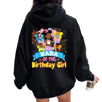 Dada Of Birthday Girl Gracie Birthday Dolls Girl Party Women Oversized Hoodie Back Print - Thegiftio UK