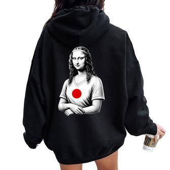 Drapeau Japonais Pour Hommes S Enfants Sweat à capuche oversize pour femme avec imprimé dans le dos - Cadeauxyz