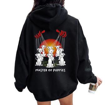 Drôle De Chien Pun Rock Musique Pour Hommes S Enfants Sweat à capuche oversize pour femme avec imprimé dans le dos - Cadeauxyz