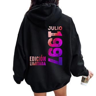 Edición Limitada Julio 1997 Retro 1997 Año 1997Intage 1997 Cuello Women Oversized Hoodie Back Print - Regaloses