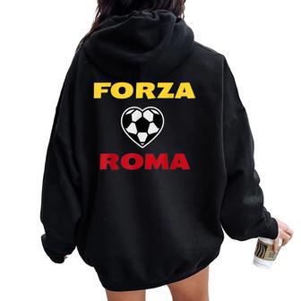 Fuerza Roma Women Oversized Hoodie Back Print - Regaloses