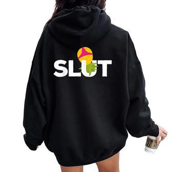 wingerstring Pour Adulte Ananaslut Sweat à capuche oversize pour femme avec imprimé dans le dos - Cadeauxyz