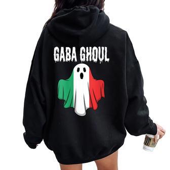 Gaba Ghoul Ghost Deli Meat Spooky Halloween Italy Women Oversized Hoodie Back Print - Thegiftio UK