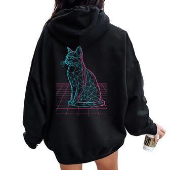 Graphique Fantaisie Pour Hommes Enfants S Chat Amusant Y2k Sweat à capuche oversize pour femme avec imprimé dans le dos - Cadeauxyz
